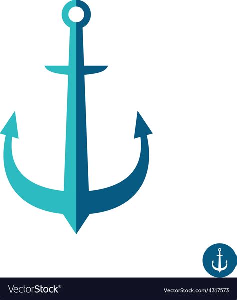 Anchor Logo Royalty Free Vector Image Vectorstock