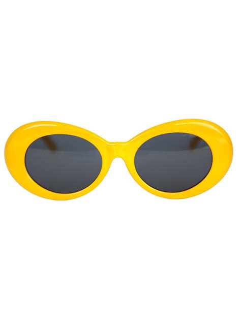 Ovaloid Sunglasses Yellow Queu Queu