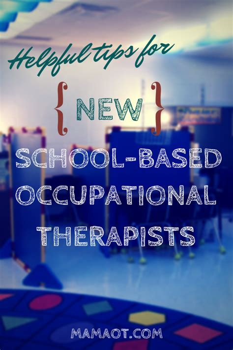 Helpful Tips For New School Based Occupational Therapists Artofit