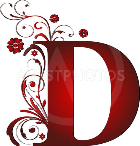 Capital Letter D Calligraphy