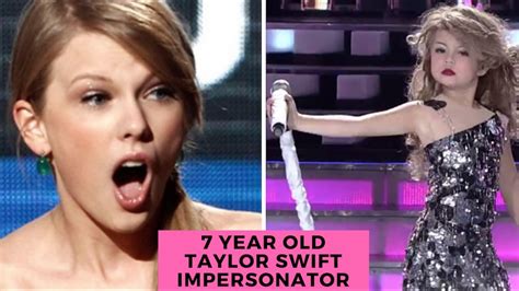 Teamalec said posted over a year ago. 7 Year Old Taylor Swift Impersonator Goes Viral ...