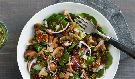 Salade de Champignons Sésame-Soja