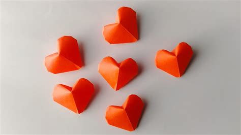Origami Puffy Heart 3d Paper Heart 3d Origami Lucky Heart Tutorial