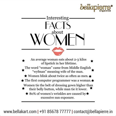 Here Are Some Of The Interesting Facts About Women In