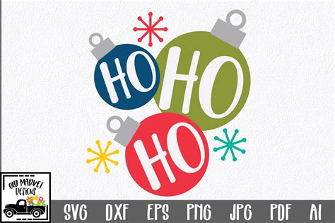 Christmas Ho Ho Ho Graphic By Oldmarketdesigns · Creative Fabrica