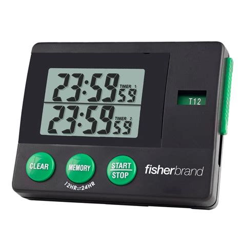 Fisherbrand Traceable Two Memory Timer Timer Range 24 Hours 19 Oz