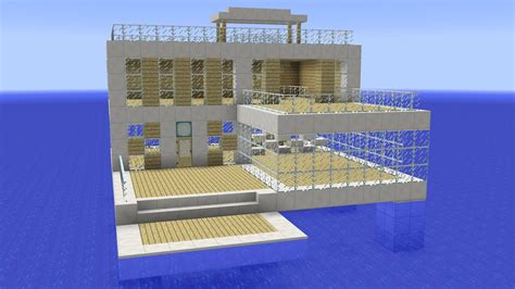 I'm juns who majored in architecture in korea. Minecraft - How to build a modern water house 2 - YouTube