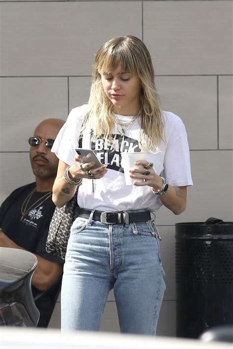 Miley Cyrus In Jeans Out In Los Angeles 10 Gotceleb