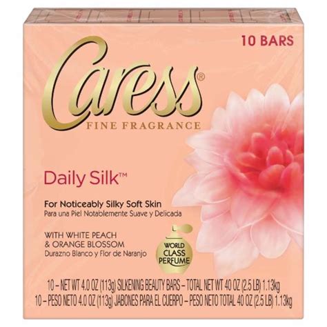 Caress Daily Silk Silkening Beauty Bars With White Peach And Orange