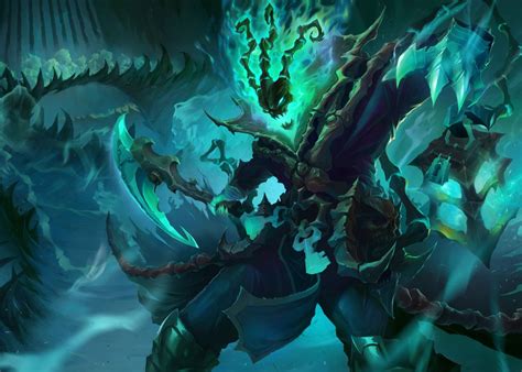Thresh Horizontal Poster By League Of Legends Displate