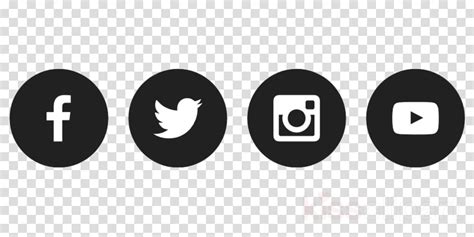 Instagram Facebook Youtube Logo Png Black Images And Photos Finder
