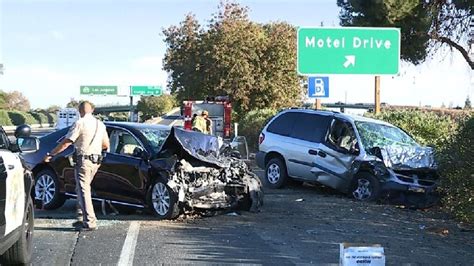 High Speed Chase Ends In Wrong Way Crash On Hwy 99 Kmph
