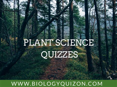 Plant Science Multiple Choice Quiz Questions And Answers