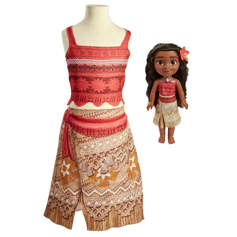 Disney Princess Adventure Moana Toddler Doll And Dress
