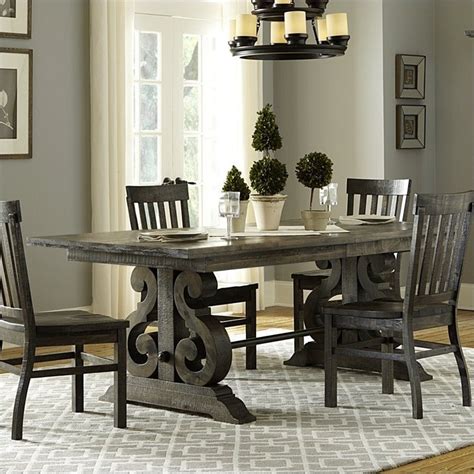 Rectangular dining tables blend seamlessly into traditional and contemporary spaces alike; Magnussen Bellamy Traditional Wood Rectangular Dining ...