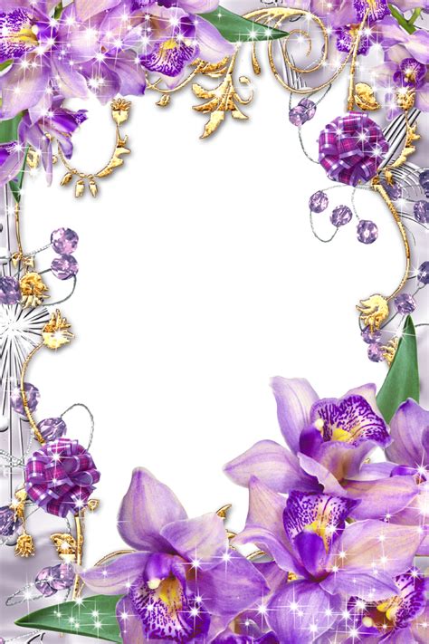 Purple Flowers Clipart Border 10 Free Cliparts Download Images On