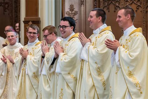 five diocesan priests ordained largest number in 43 years today s catholic