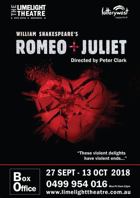 Romeo And Juliet Limelight Theatre Civic Dve Wanneroo