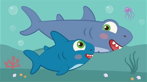 Tiburón Bebé 🐬 Baby Shark Y Más Canciones Divertidas ☁️🦁☁️ Youtube