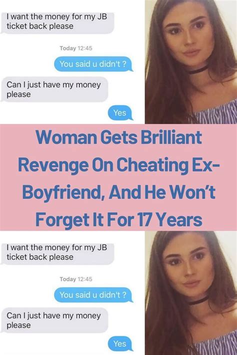 Woman Gets Brilliant Revenge On Cheating Ex Boyfriend And He Wont