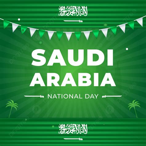 Happy Saudi Arabia National Day Background Saudi National Day