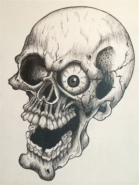 Follow the simple instructions and in no time you've created a great looking skull and crossbones. Skull Drawing Pics at GetDrawings | Free download