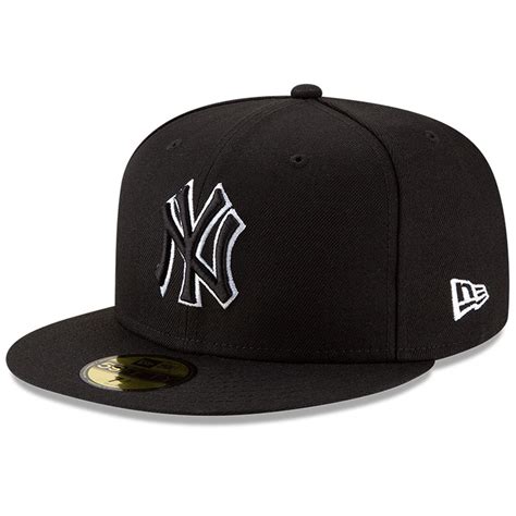 New York Yankees New Era B Dub 59fifty Fitted Hat Black