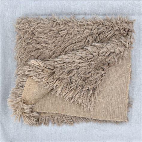 50 50cm Faux Fur Blanket Basket Stuffer Mongolia Fur Newborn