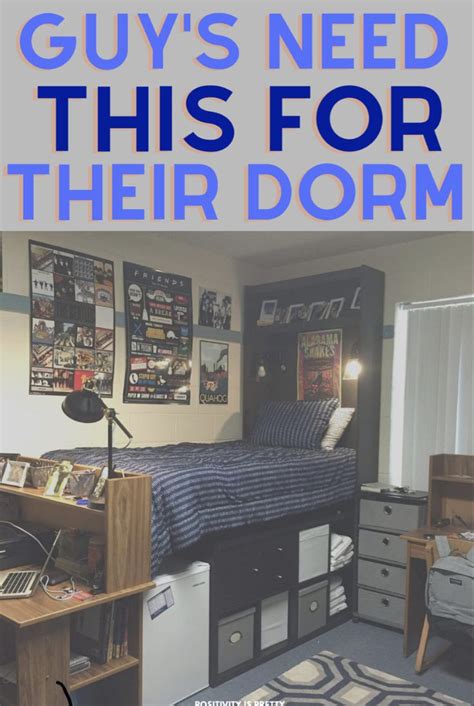 40 college dorm room essentials for guys positivity is pretty college dorm room essentials