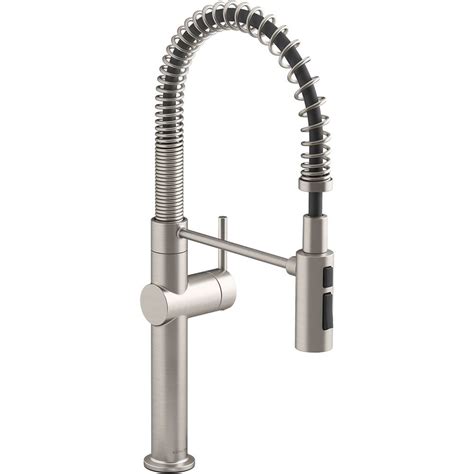 Kohler Sous Pro Style Single Handle Pull Down Sprayer Kitchen Faucet In