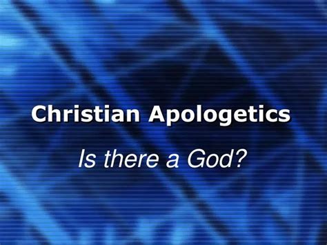 Ppt Christian Apologetics Powerpoint Presentation Free Download Id