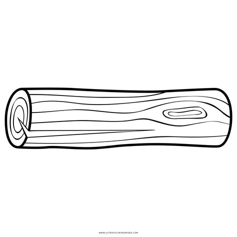 Printable Log Coloring Pages
