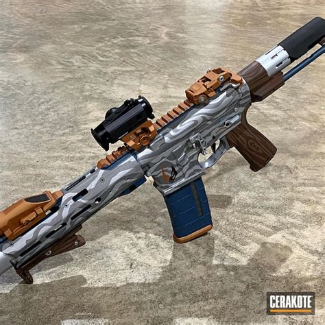 Star Wars Themed Ar Cerakoted Using Multicam Dark Brown Patriot Brown