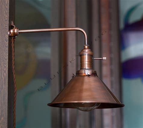 Industrial Vintage Copper Shade Wall Lamp Retro By Bluesky3786