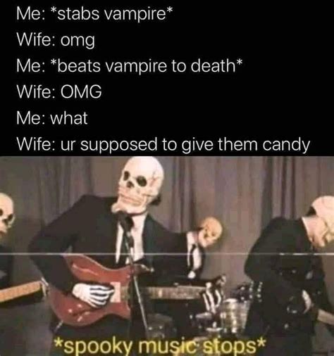 Spooky Music Stops Skeletons Know Your Meme