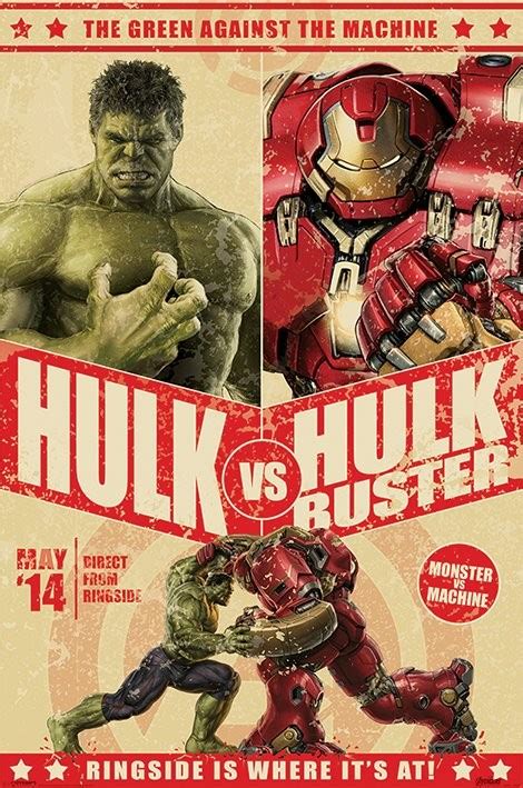 The Avengers Age Of Ultron Hulk Vs Hulkbuster Poster Sold At Ukposters