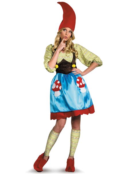 Ms Gnome Sexy Smurf Garden Gnome Fancy Dress Halloween Costume Womens 4 20 Ebay