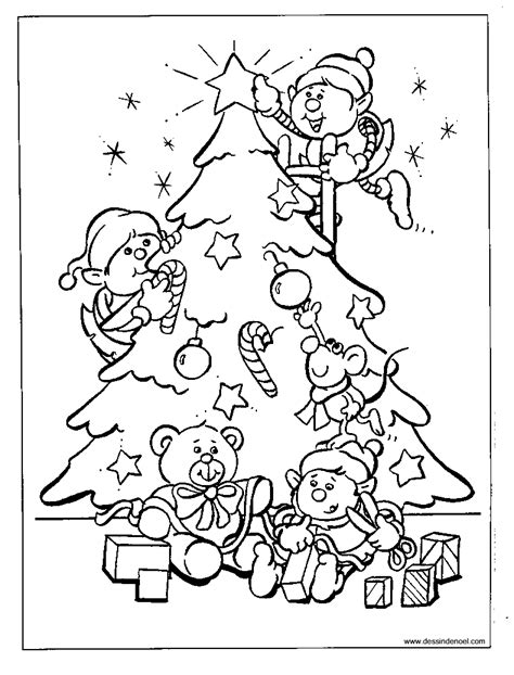 Belle Coloriage De Noel format A4  Meilleur COLORIAGE Pour Les Enfants