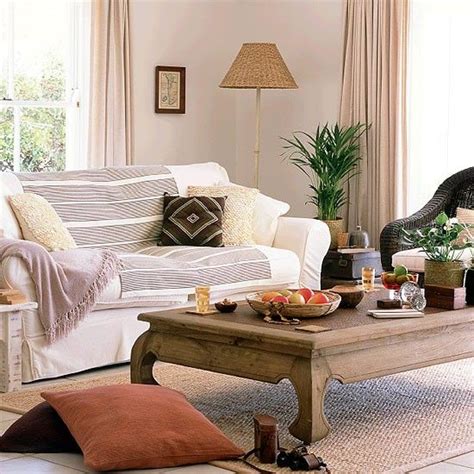 Maybe you would like to learn more about one of these? Living room with natural tones and dark wood (With images ...