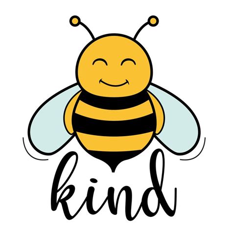Bee Kind SVG Cute Bumble Bee SVG for Customizing T Shirts | Etsy