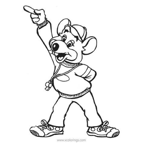 Chuck E Cheese Coloring Pages Winners Rules Xcolorings