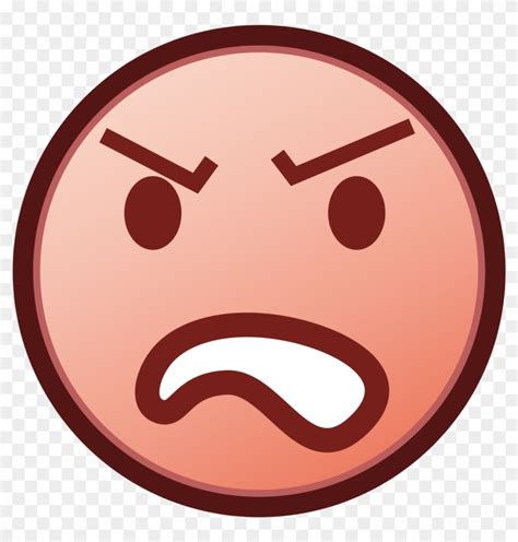Angry Emoji Png Free Download Png Emojis Mad Face Transparent Png
