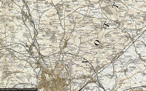 Old Maps Of Arnold Nottinghamshire Francis Frith