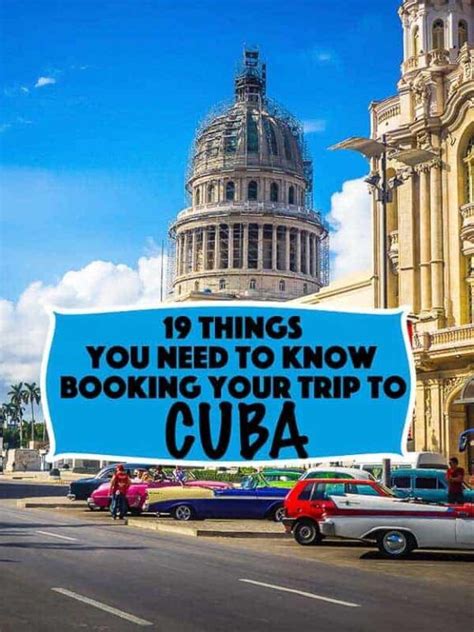 19 Cuba Travel Tips You Need To Know Before You Travel To Cuba