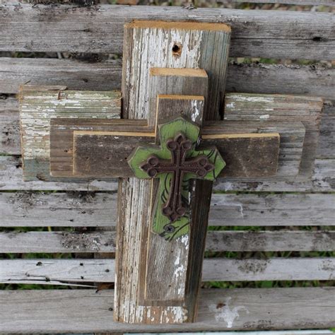 Decorative Crosses Rustic Cross Cross Wall Decor Reclaimed Etsy