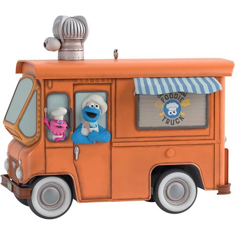 Sesamstraat Hallmark Keepsake Cookie Monster Foodie Truck Ornament 2020