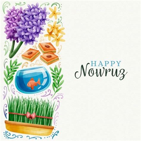 A Card With Flowers And Fish In It