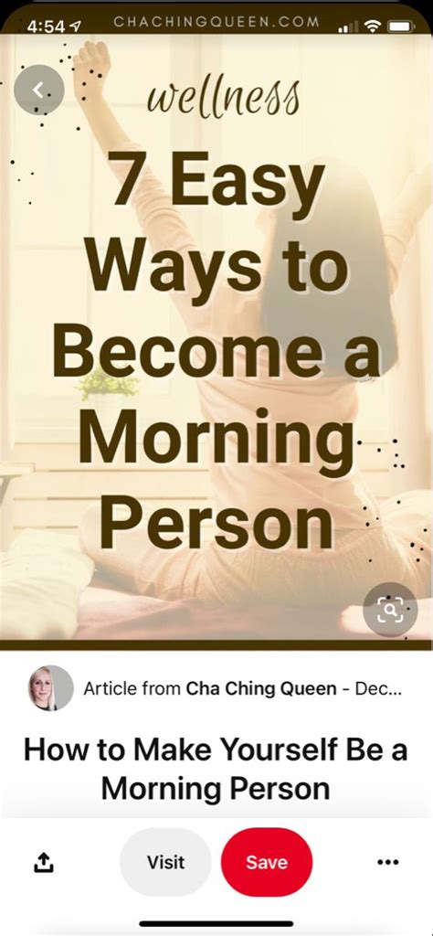 7 Easy Ways To Become A Morning Person Ways To Wake Up Morning