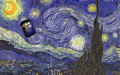 Doctor Who Vincent Van Gogh Tardis Wallpapers Hd Desktop And Mobile