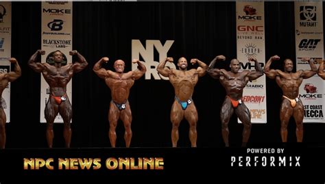 IFBB NY Pro Men S Bodybuilding Prejudging Video NPC News Online